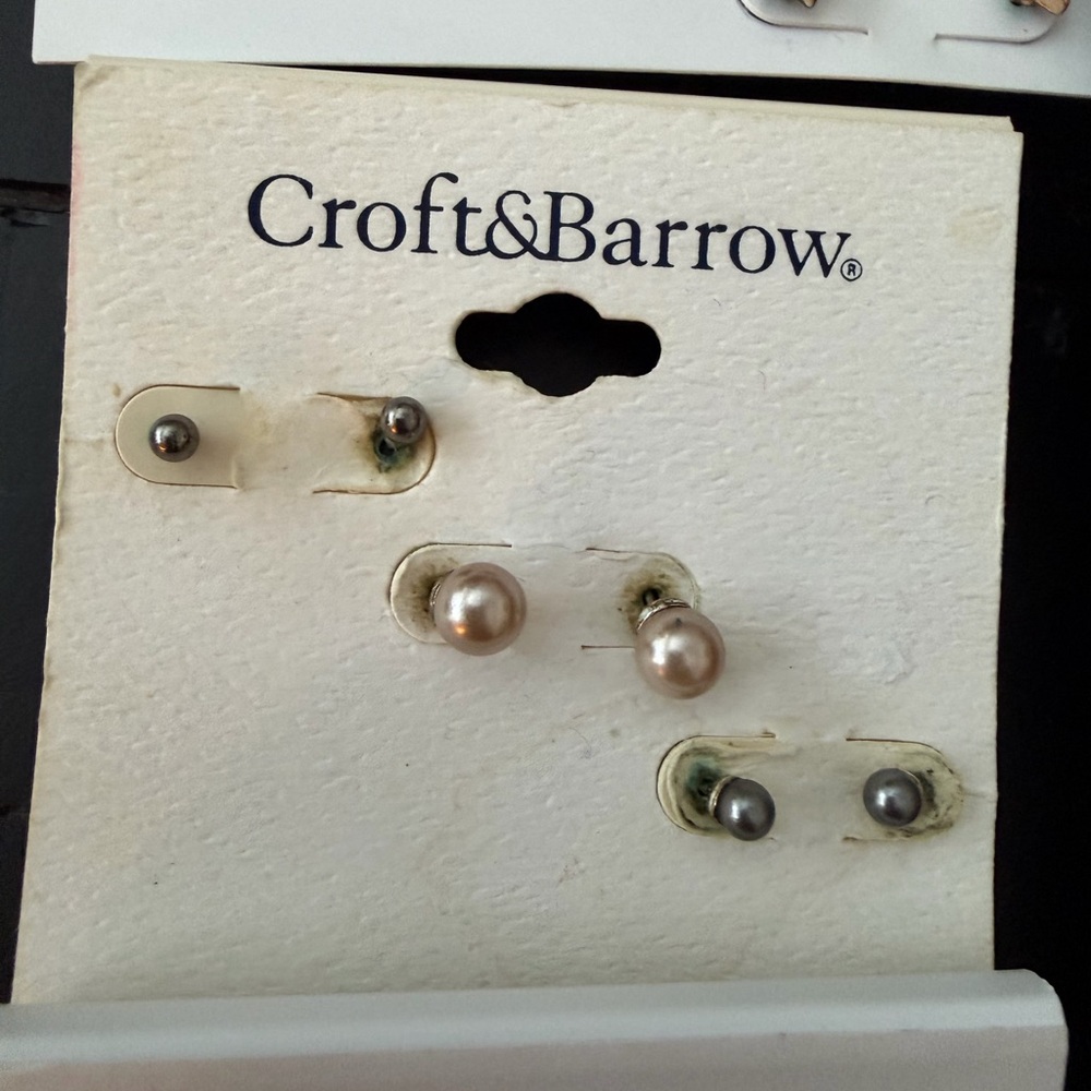 Mixed Lot of Gold and Silver Earrings for Women - Picture 6 of 6